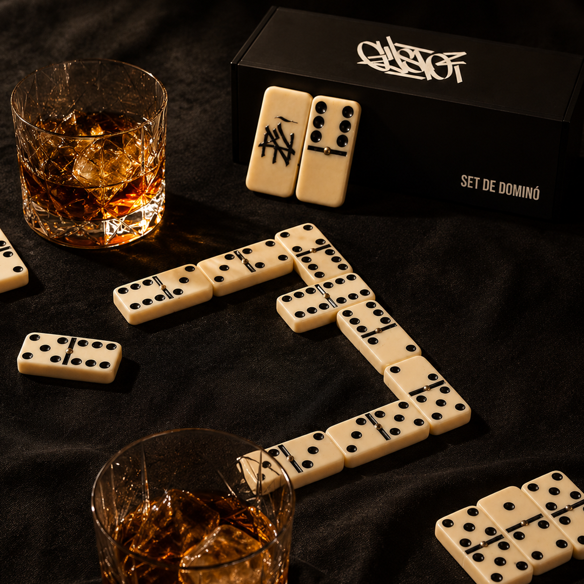 NY (ÑY) Hometown Logo Dominoes Set - Set de Dominó