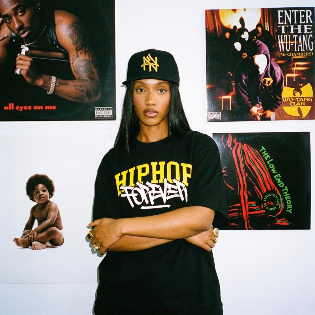 HipHop Forever - Heavyweight T-Shirt