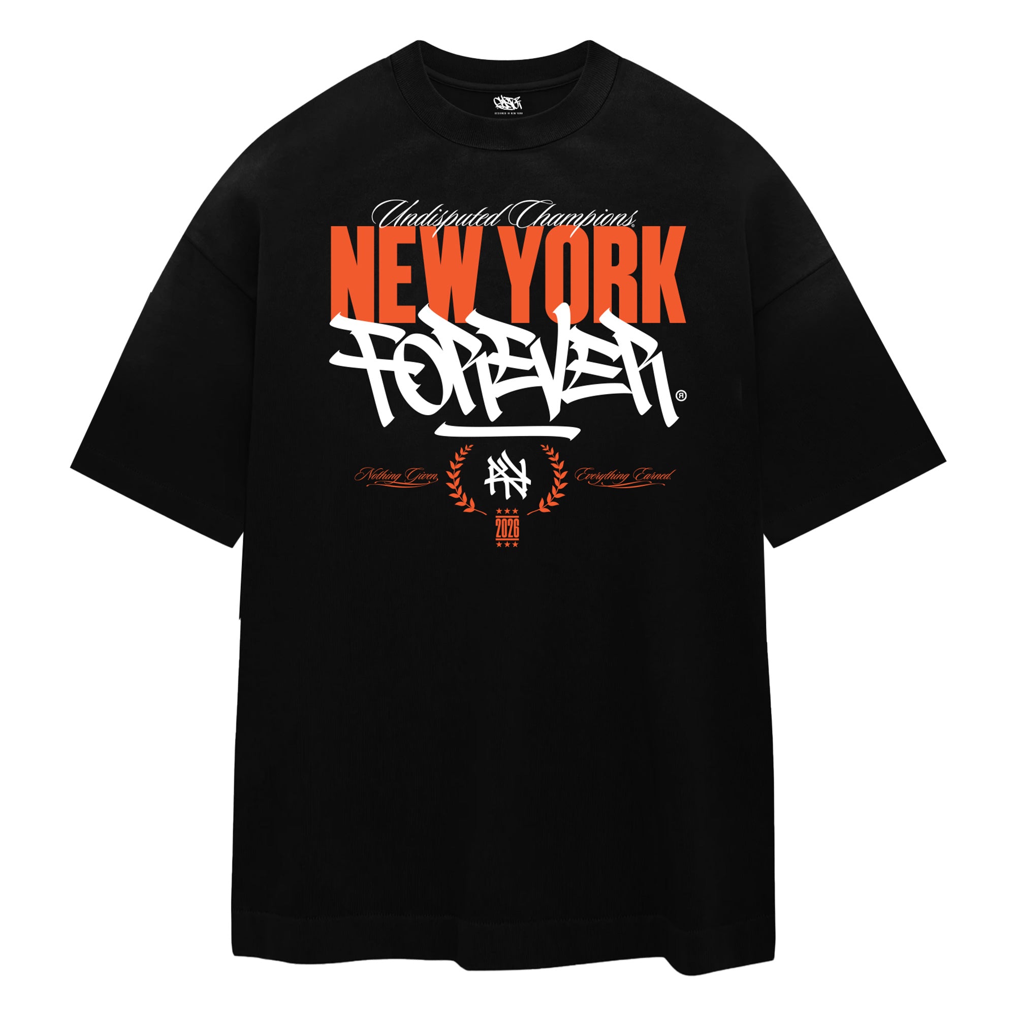 New York Forever, Knicks 2026 Champions Edition - Black Unisex T-Shirt