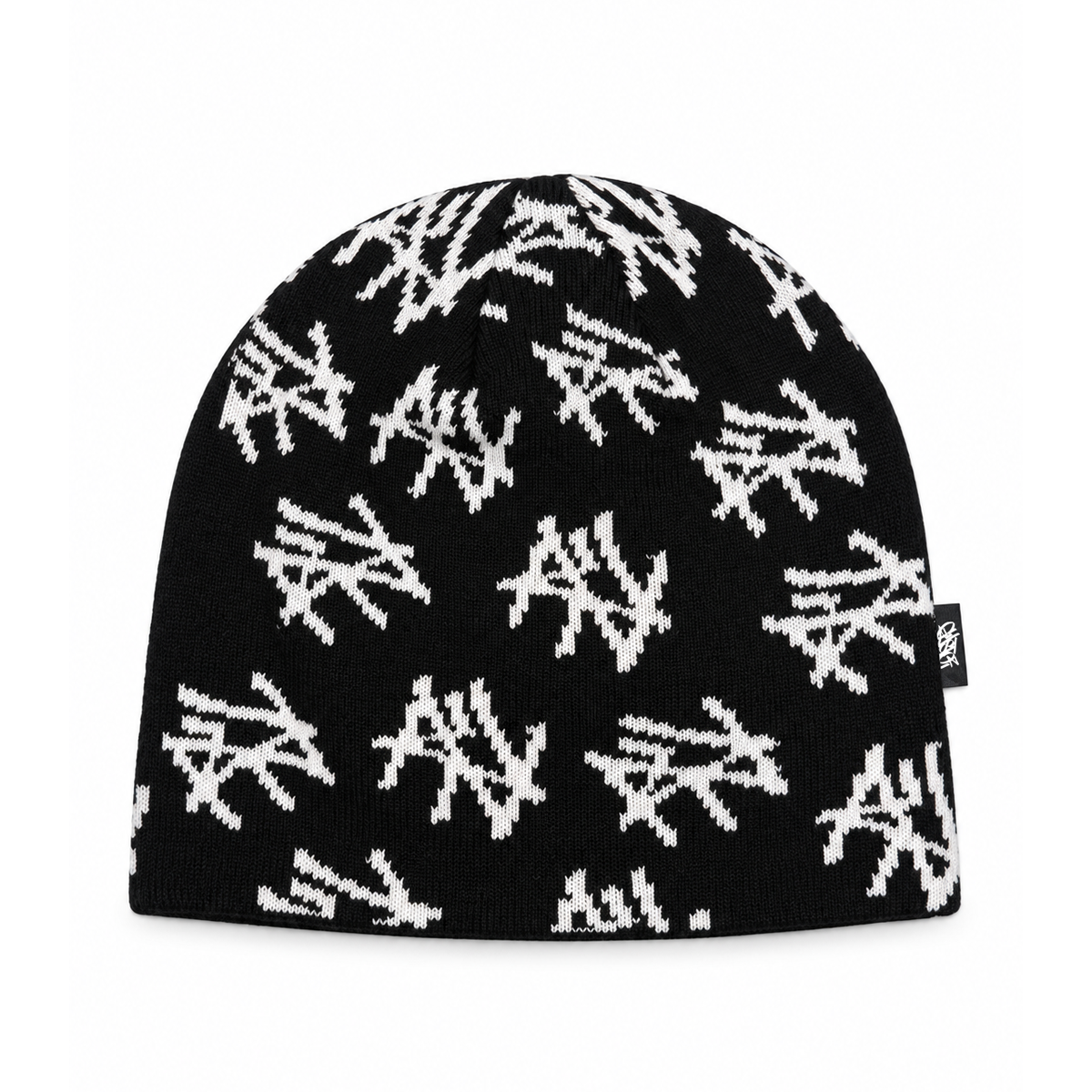 NY Hometown Logo - All-Over Jacquard Knit Beanie