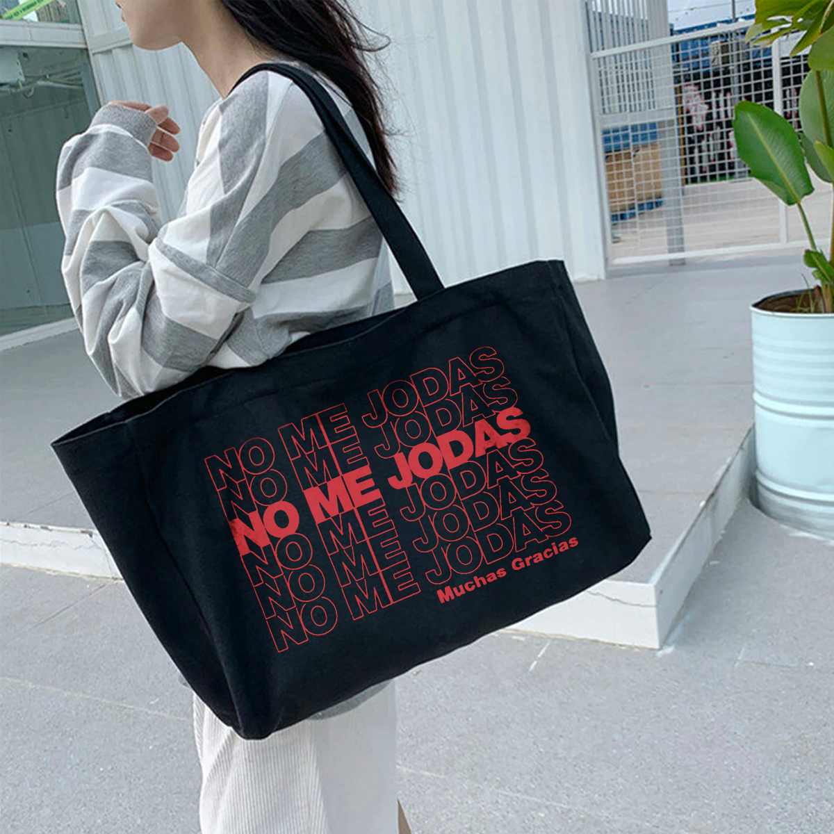 No Me Jodas - X-Large Tote Bag - GustoNYC