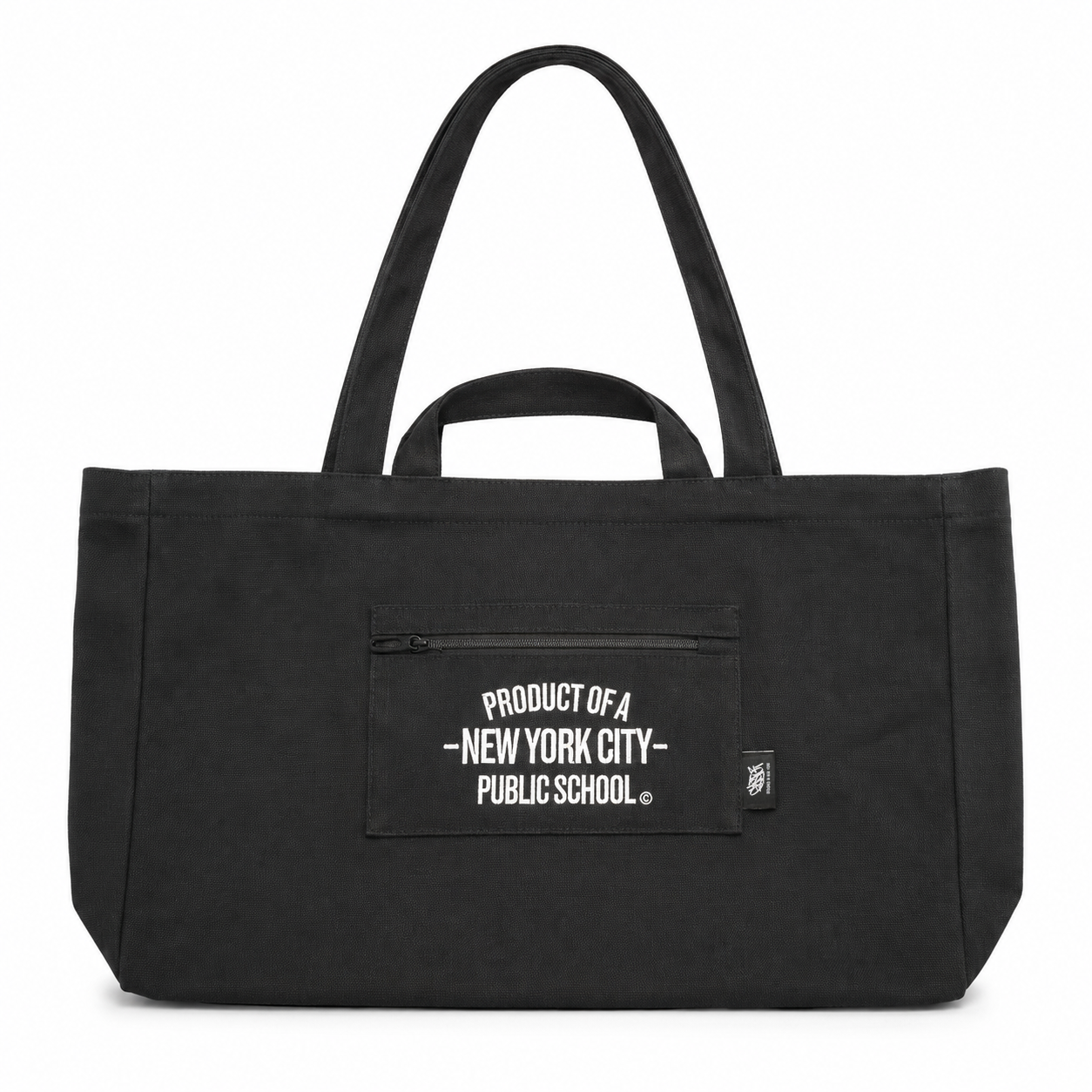Product of a Public School - X-Large Zip Top Heavy-Duty Tote Bag
