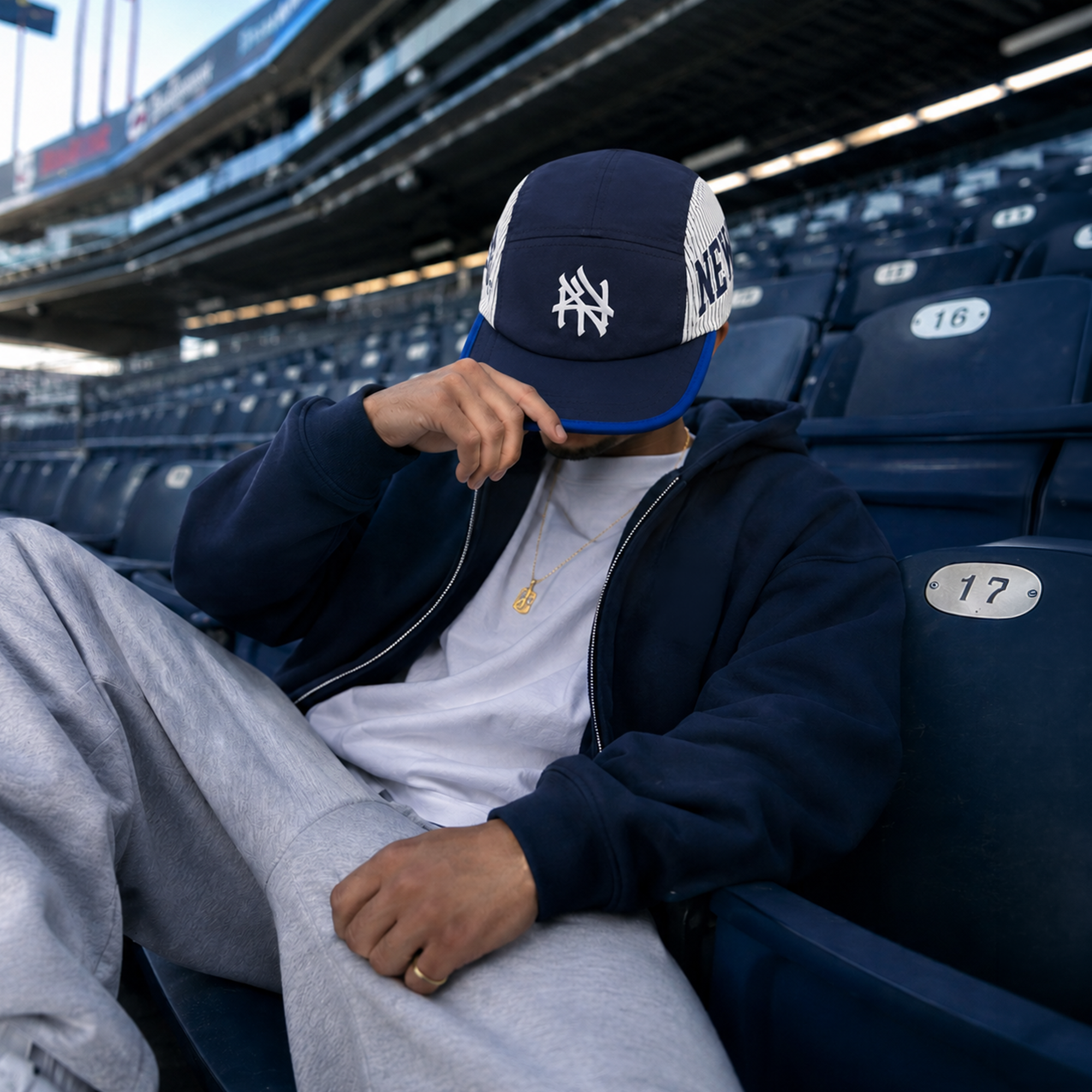 NY Hometown Logo Subway Series - Reversible 5-Panel Hat