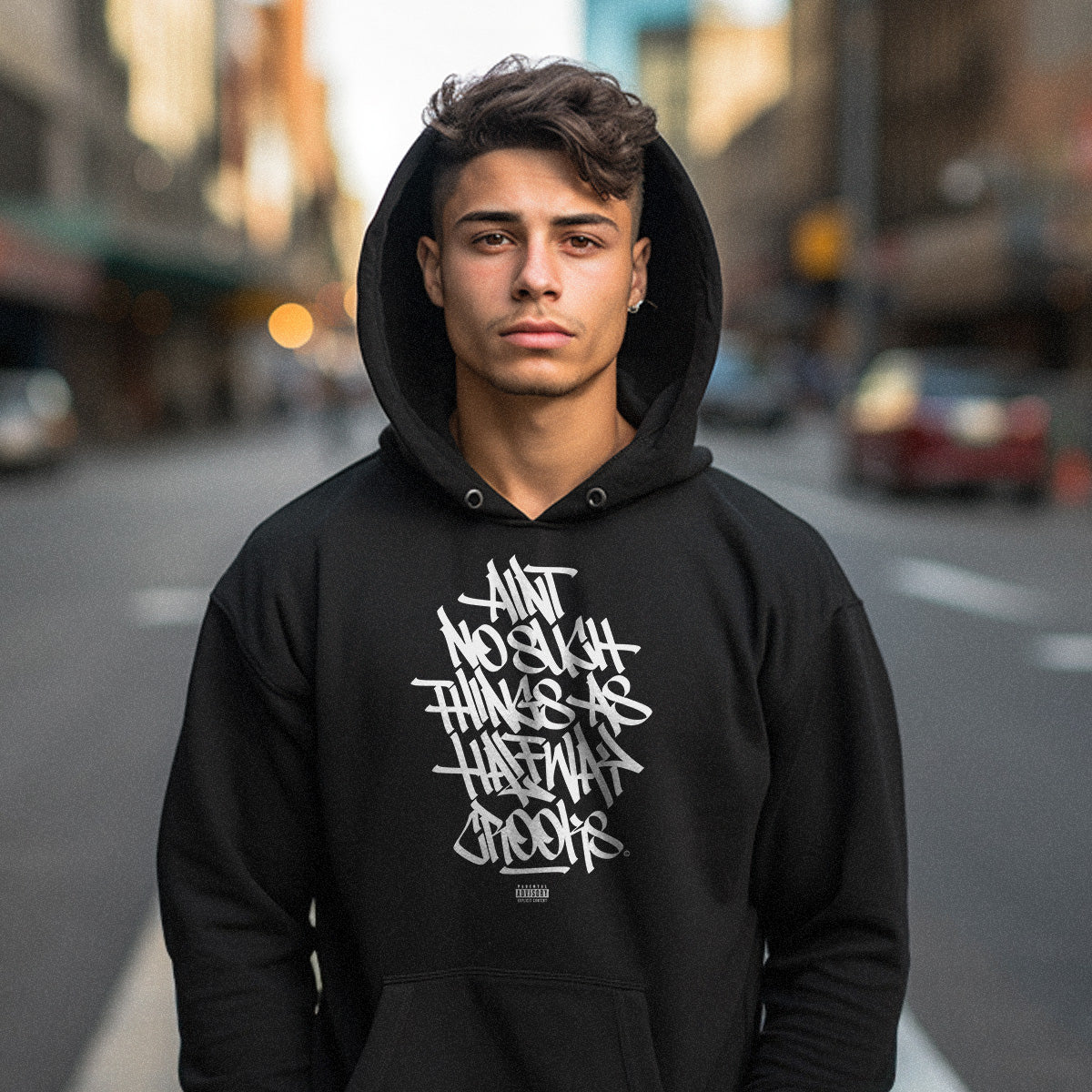 Ain't No Such Things as Halfway Crooks - Premium Unisex Hoodie - GustoNYC