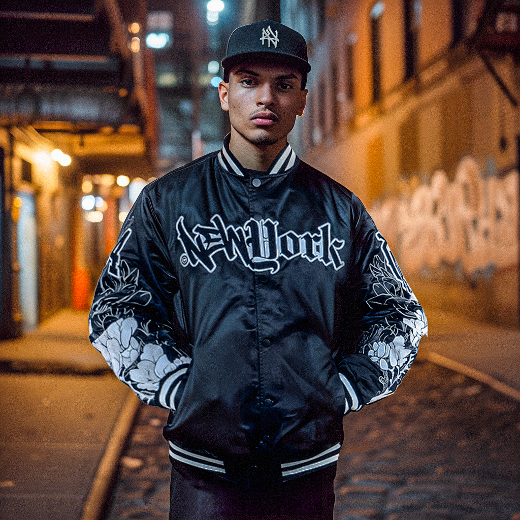 New York "Split Logo" - Bomber Jacket
