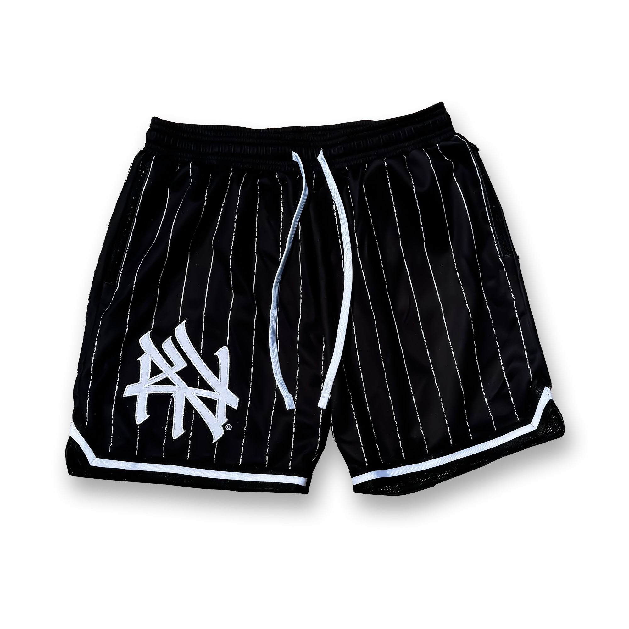 NY Hometown - Pinstripe Activewear Shorts