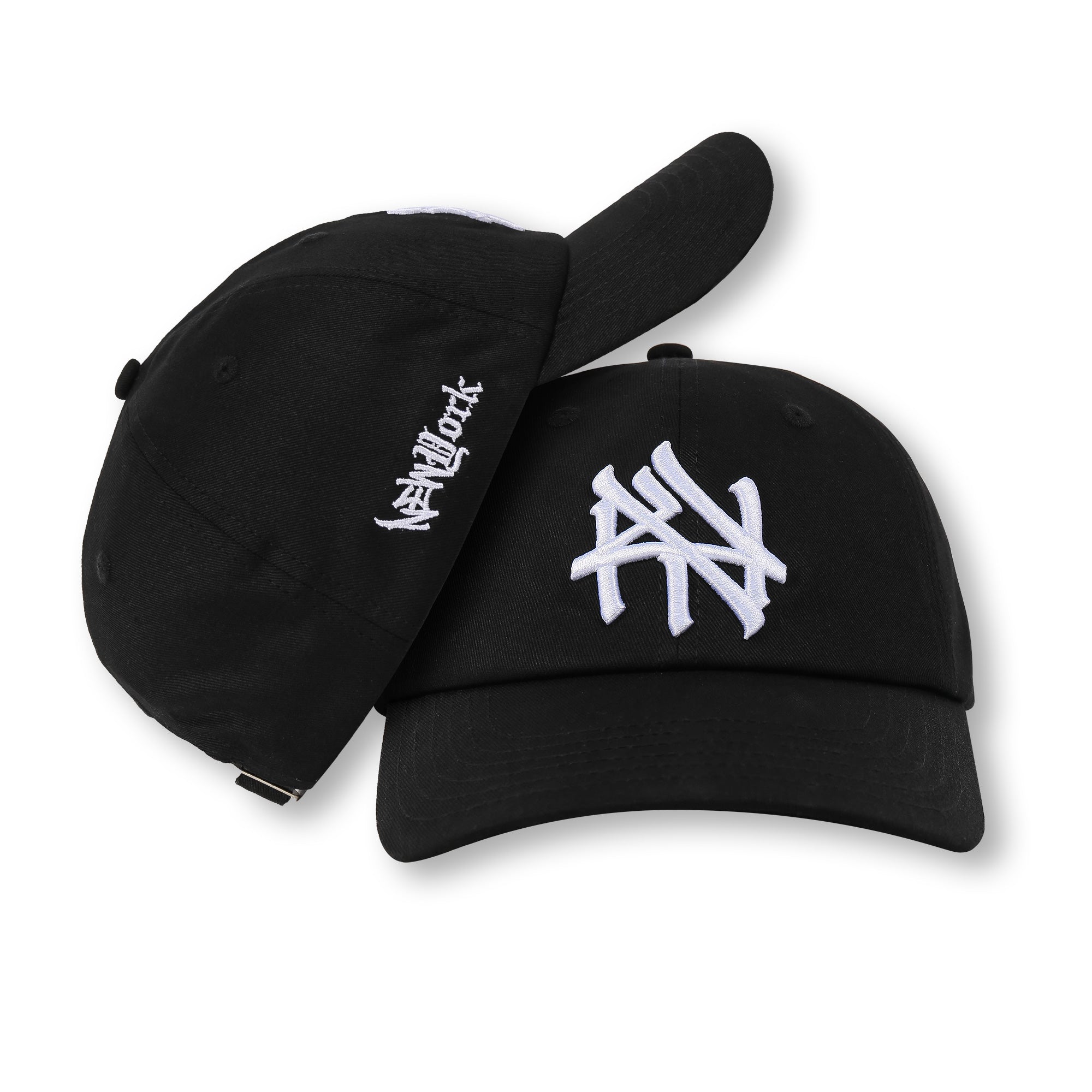 NY Hometown Logo - Black and White Dad Hat