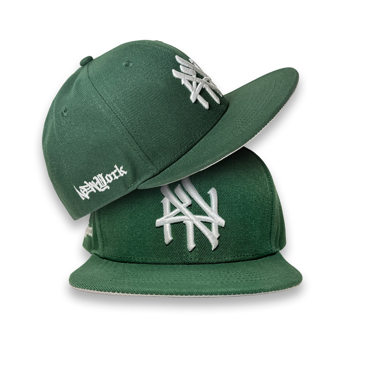 NY Hometown Logo - Central Park Green Snapback Hat