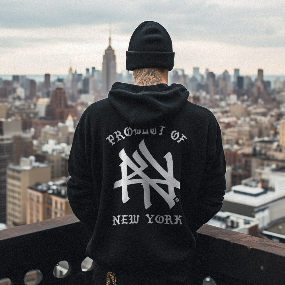 "Product of New York" NY Hometown Logo  - Premium Unisex Hoodie