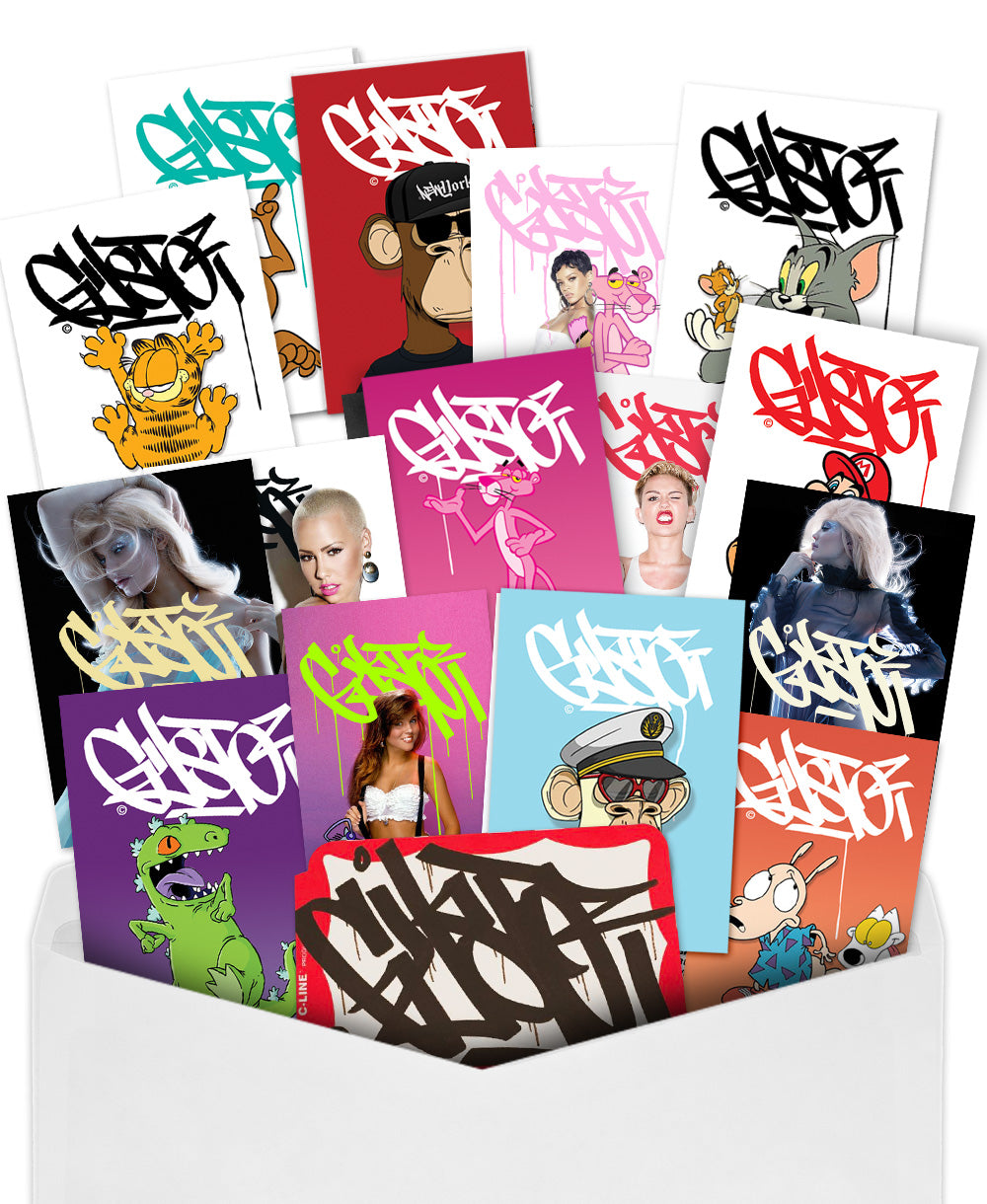 "Gusto" Graffiti Sticker Pack