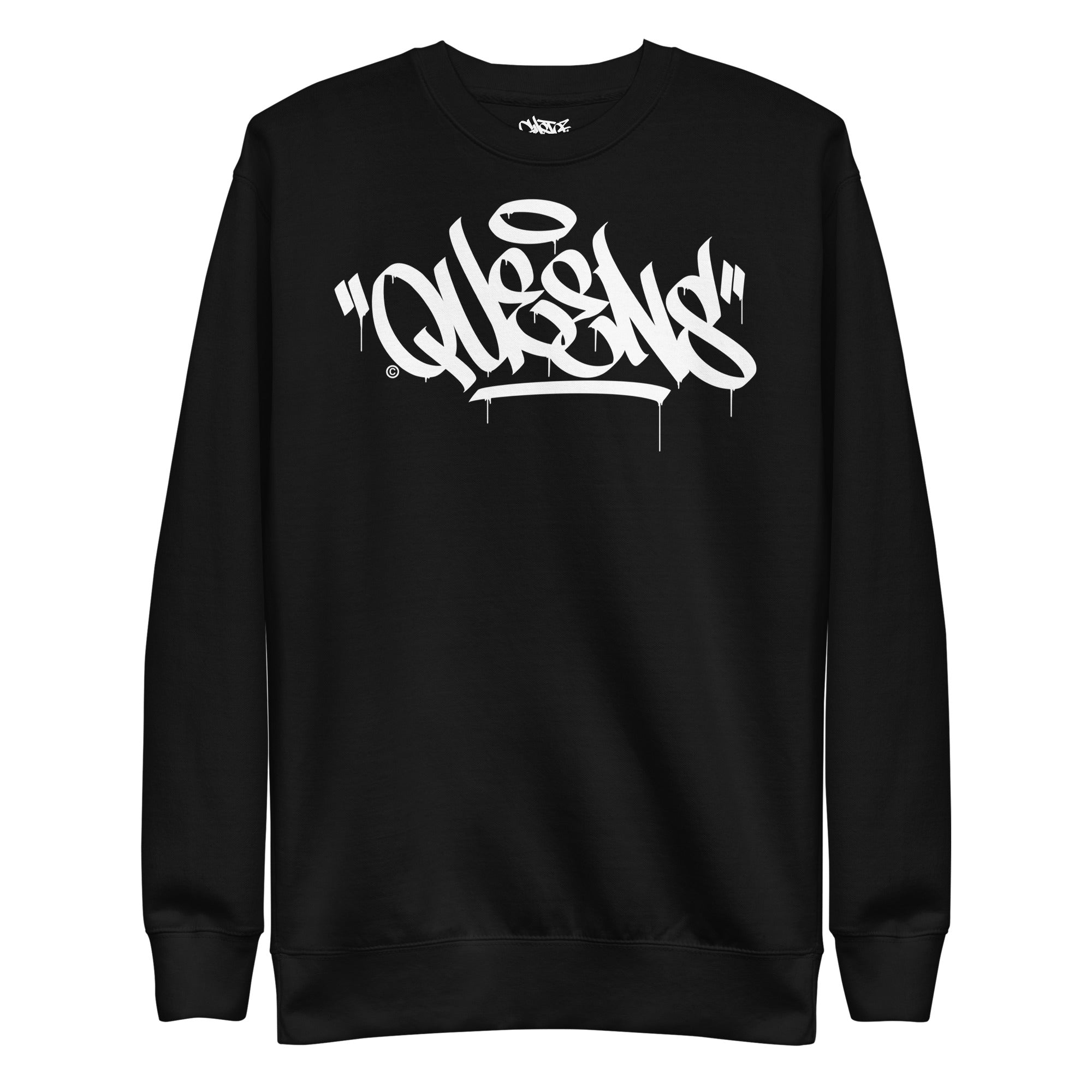 "Queens" Graffiti Handstyle - Unisex Premium Sweatshirt - GustoNYC