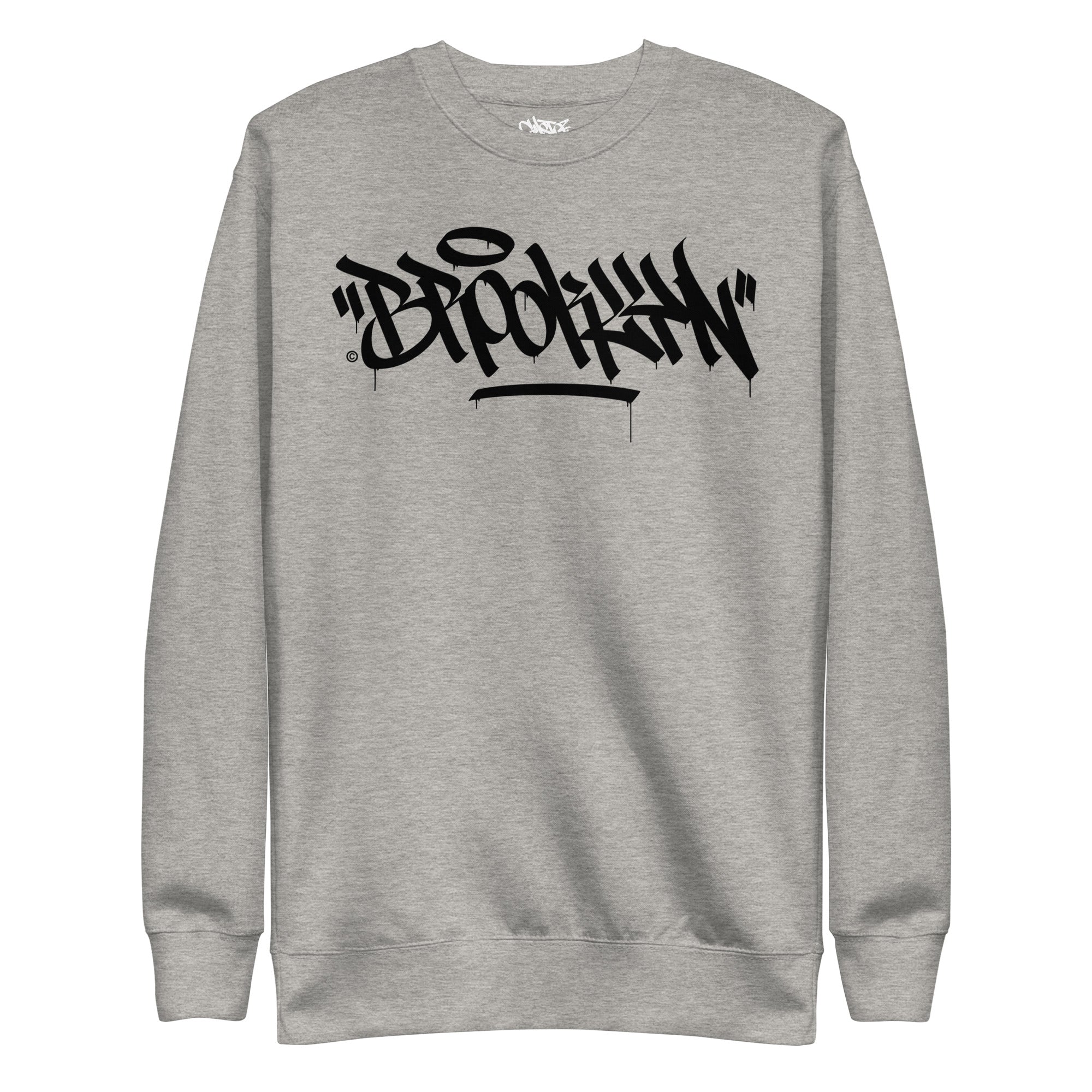 "Brooklyn" Graffiti Handtyle - Unisex Premium Sweatshirt - GustoNYC