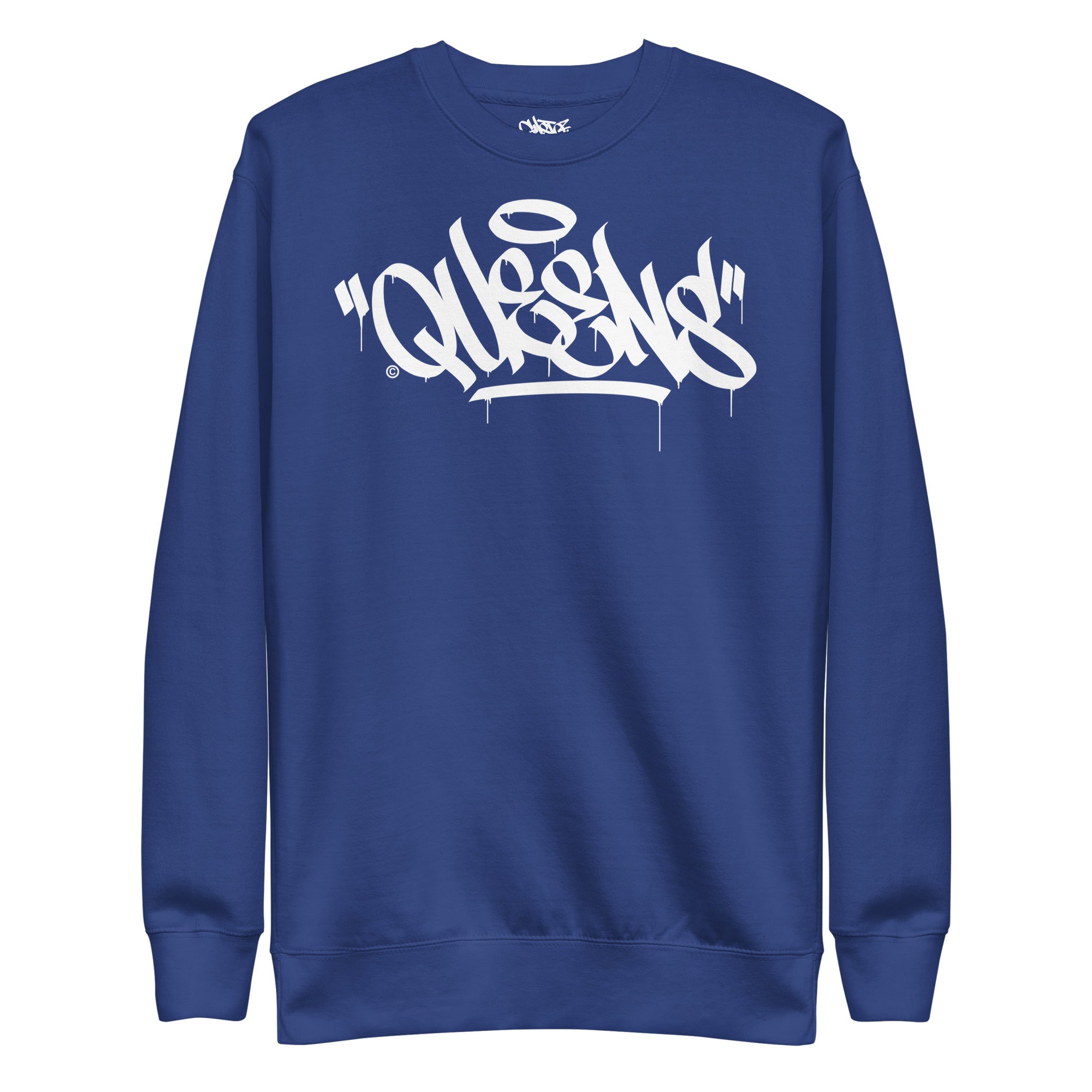 "Queens" Graffiti Handstyle - Unisex Premium Sweatshirt - GustoNYC