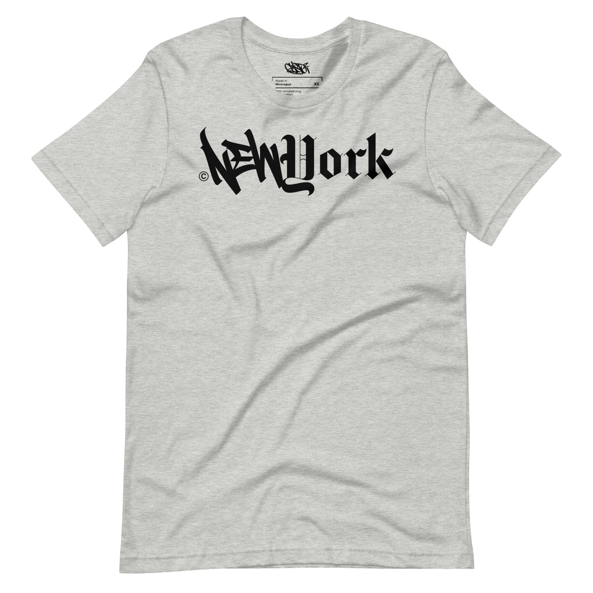 New York "Split Logo" - Short-Sleeve Unisex T-Shirt - GustoNYC