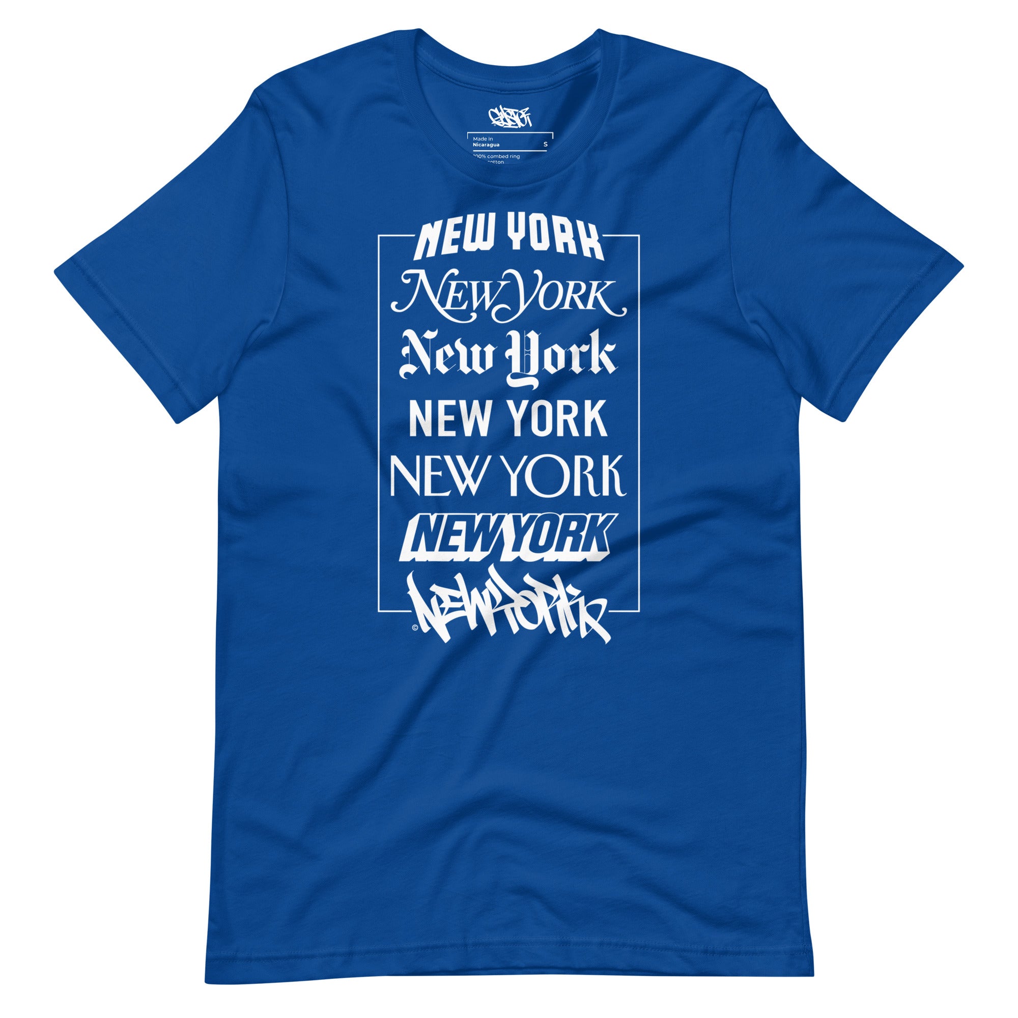 New York Logos - Short-Sleeve Unisex T-Shirt - GustoNYC
