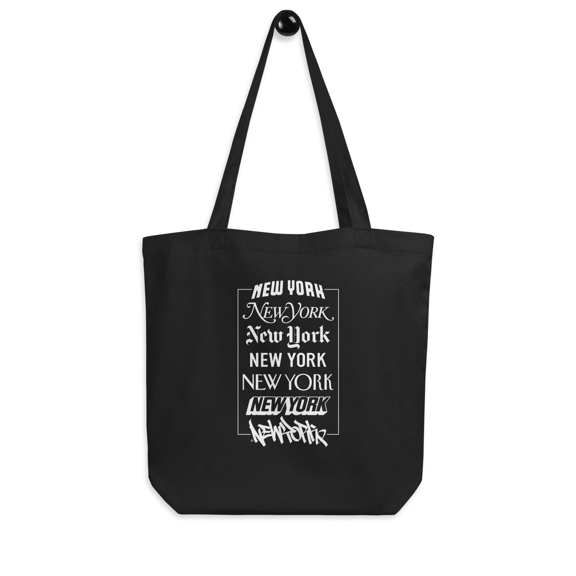 New York Logos - Organic Eco Tote Bag - GustoNYC