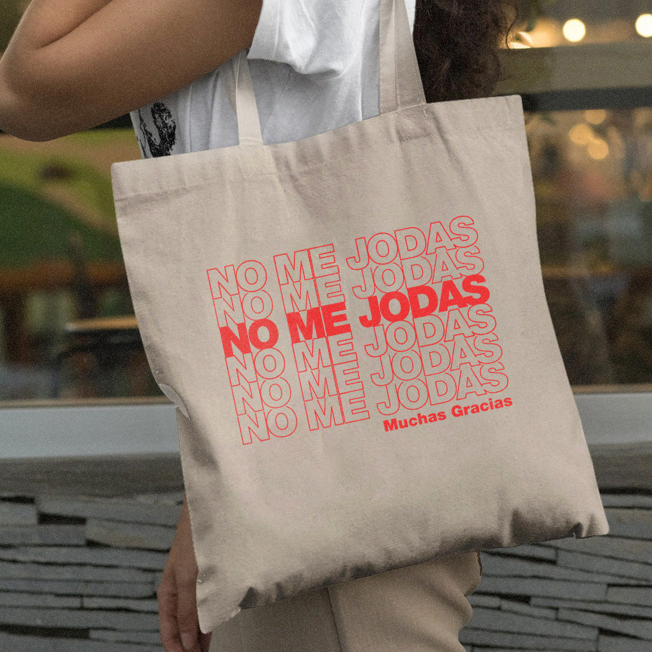 No Me Jodas - Organic Eco Tote Bag - GustoNYC