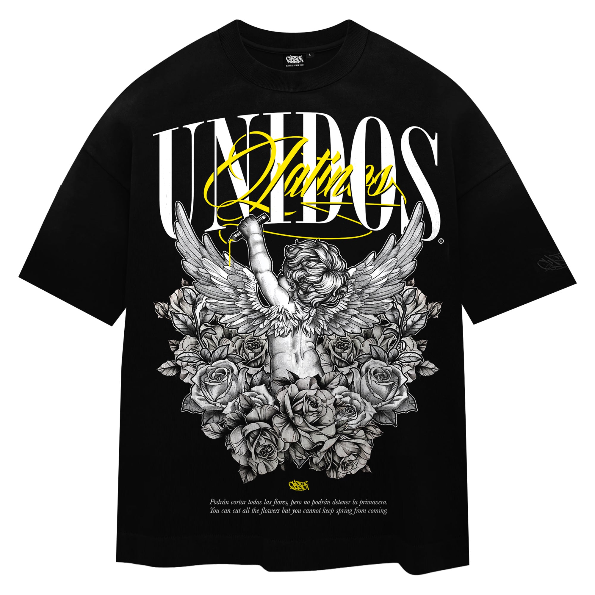 Latinos Unidos Cherub - Heavyweight T-Shirt