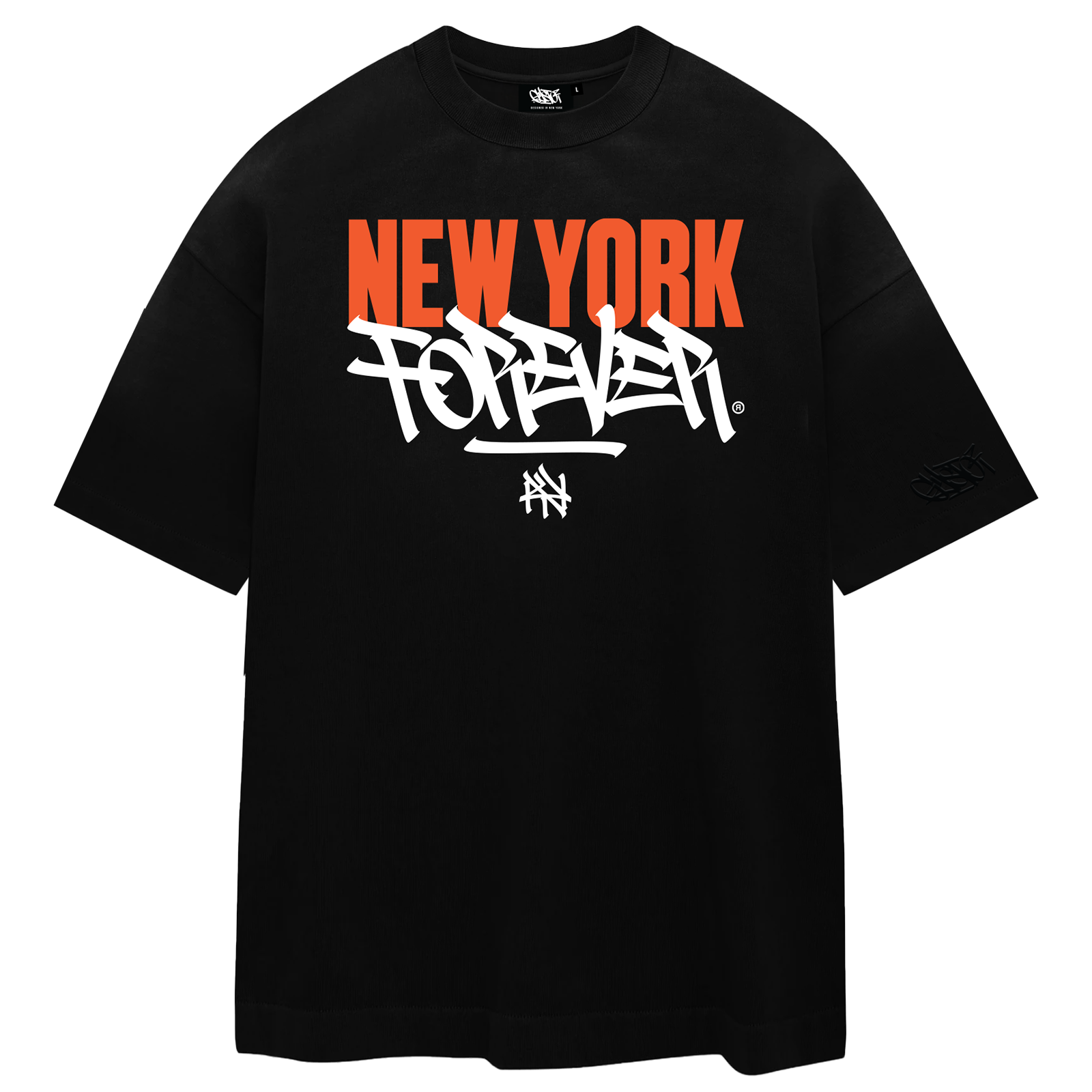 New York Forever - Broadway Black Heavyweight T-Shirt