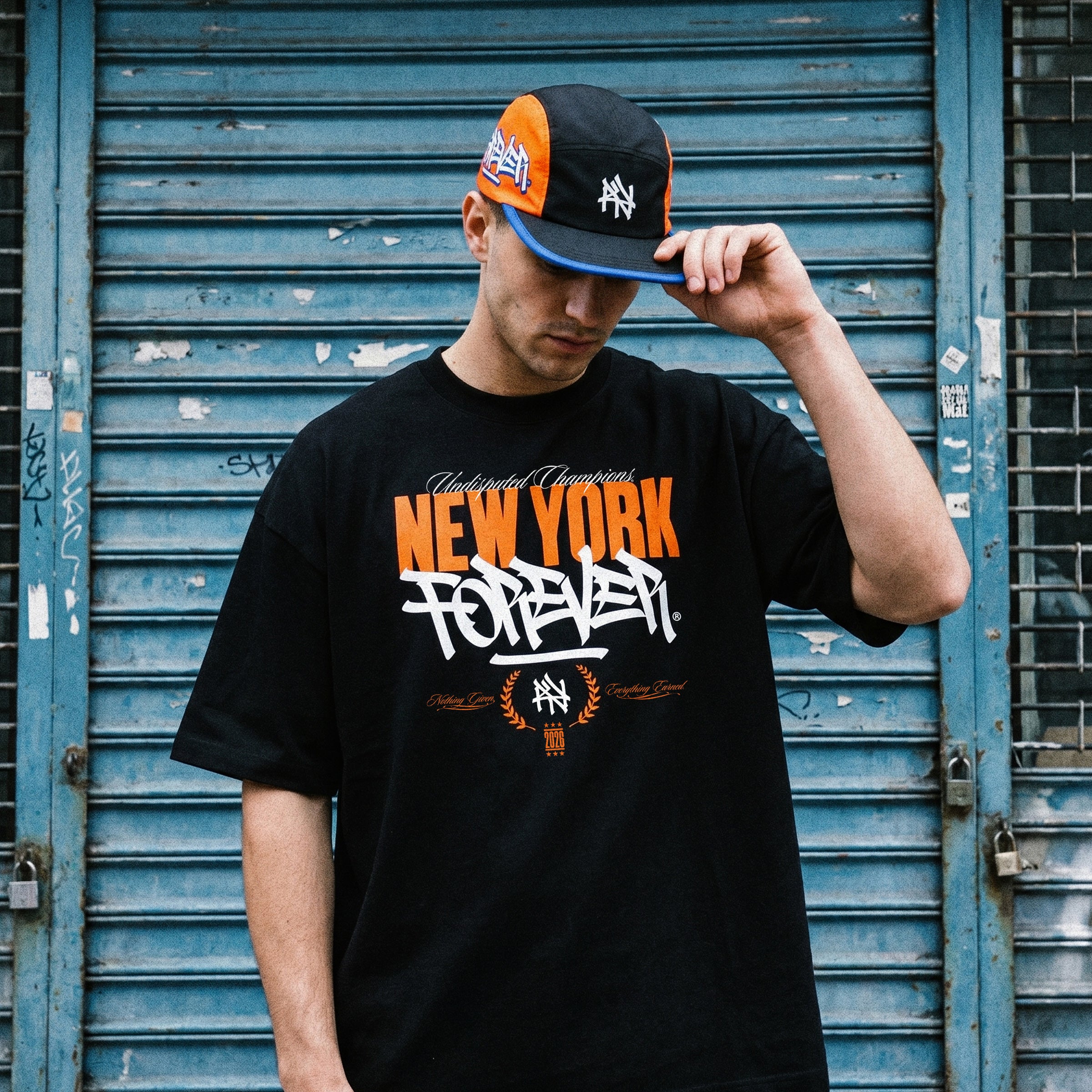 New York Forever, Knicks 2026 Champions Edition - Black Unisex T-Shirt