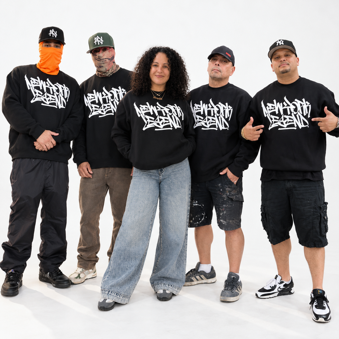 New York Legend - Black Heavyweight Sweatshirt