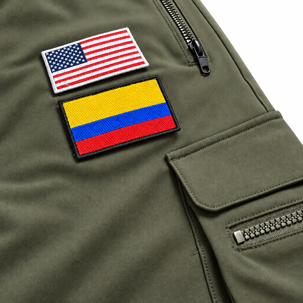 NY (ÑY) Latino Street Tech v2 - Olive Techwear Customizable Cargo Pants