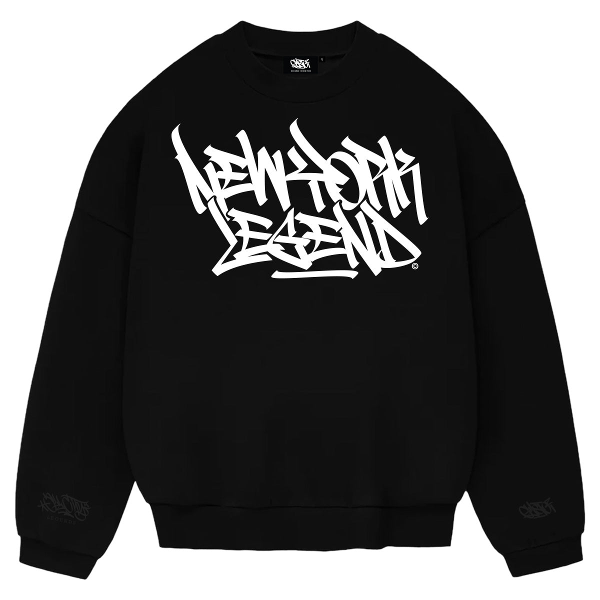 New York Legend - Black Heavyweight Sweatshirt