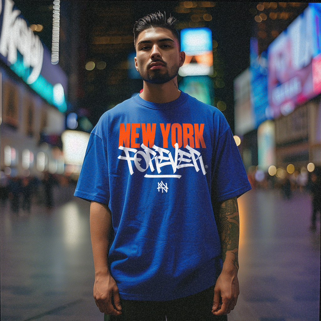 New York Forever, Knicks Edition - Heavyweight T-Shirt