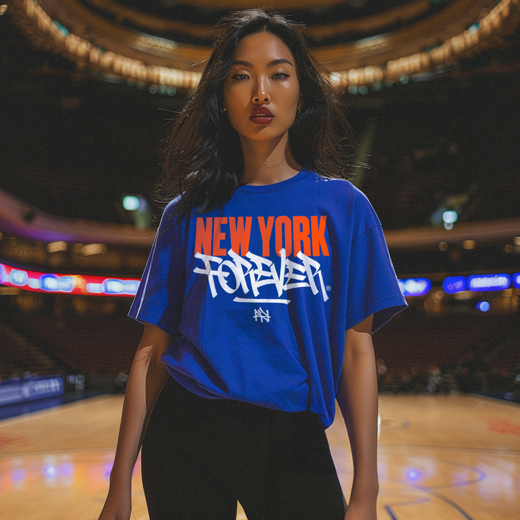 New York Forever, Knicks Edition - Heavyweight T-Shirt