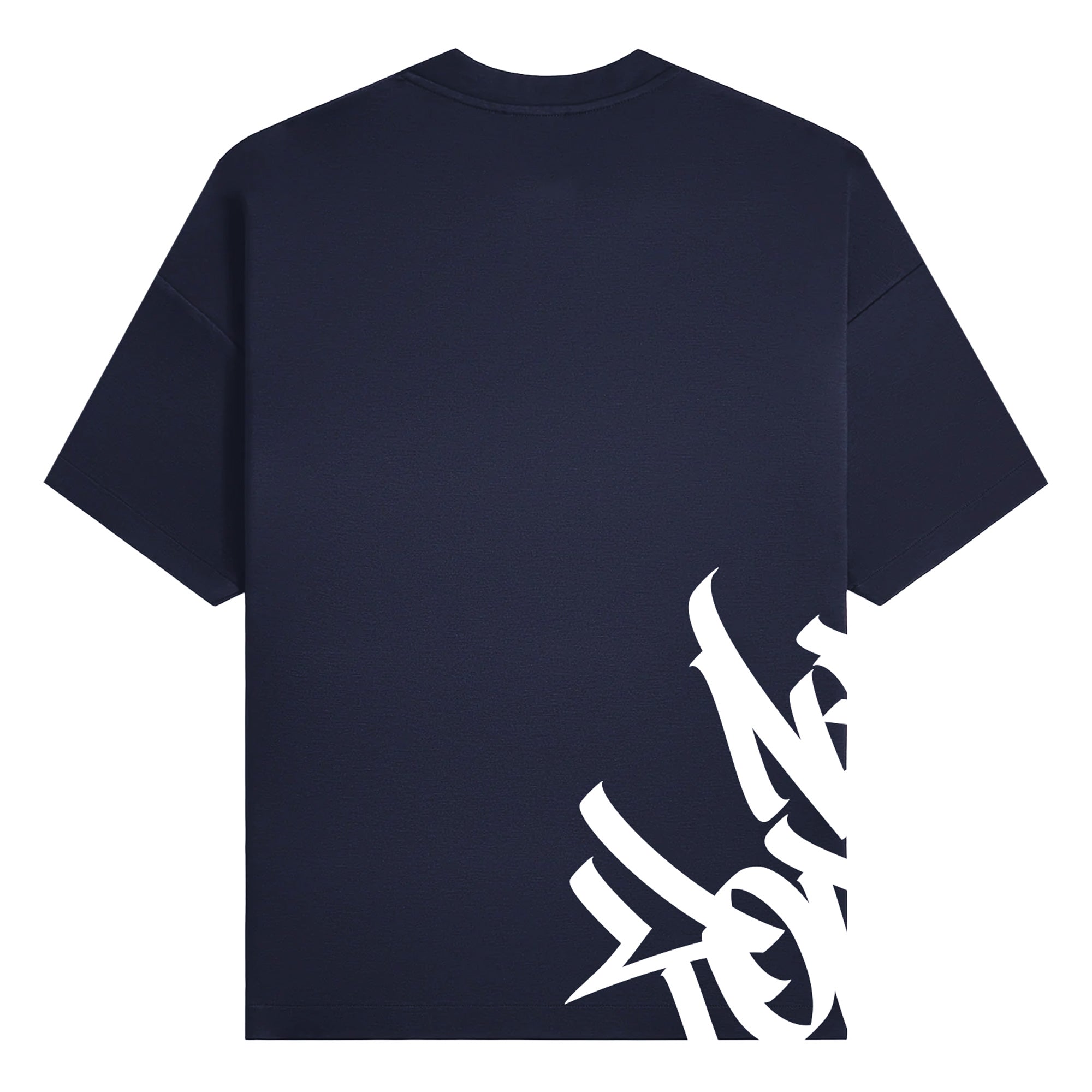 "New Yorker" Graffiti Handstyle - Midnight Navy Blue Heavyweight T-Shirt