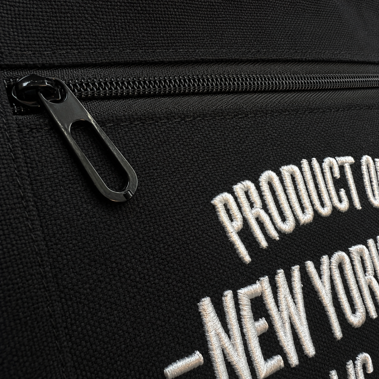 Product of a Public School - X-Large Zip Top Heavy-Duty Tote Bag