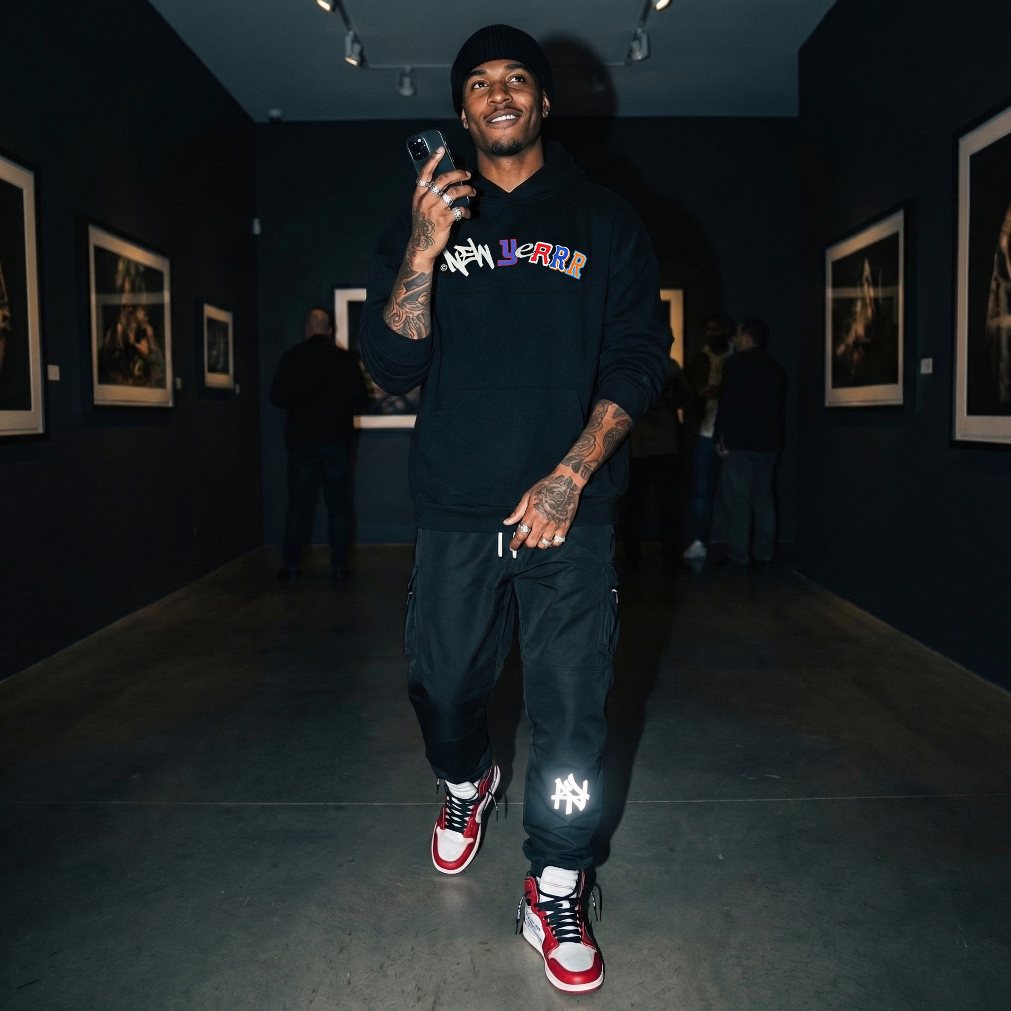 NY Street Tech v1 - Black Techwear Cargo Pants