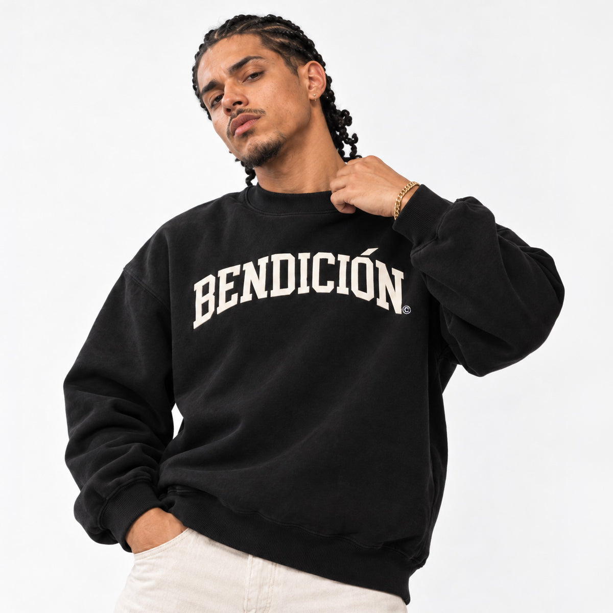 Bendicion - Black Heavyweight Sweatshirt