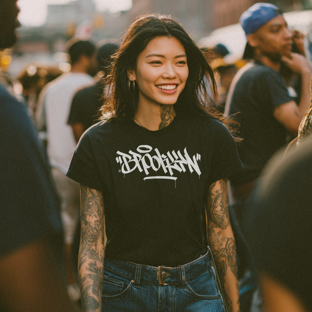 "Brooklyn" Graffiti Handstyle - Short-Sleeve Unisex T-Shirt