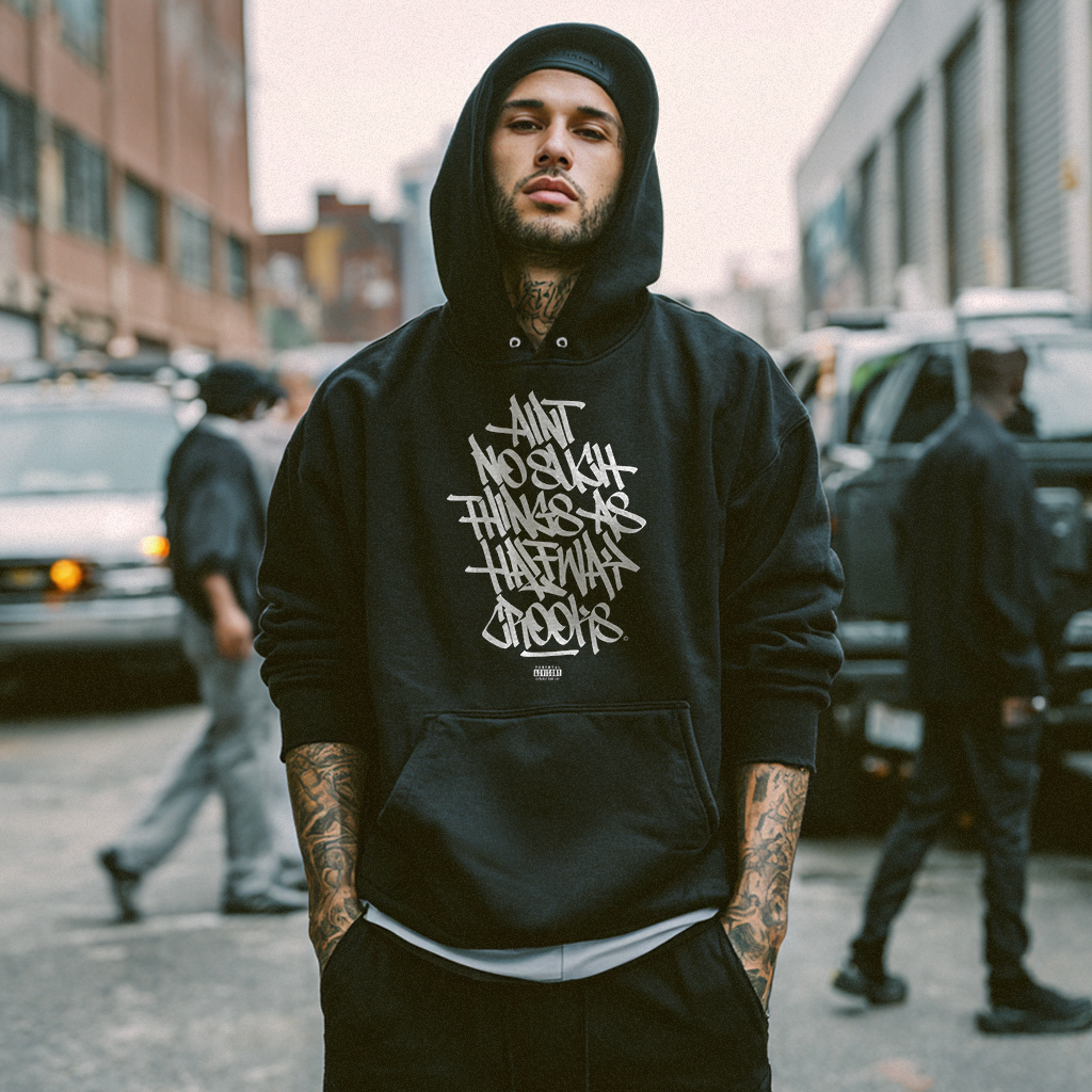 Ain't No Such Things as Halfway Crooks - Premium Unisex Hoodie