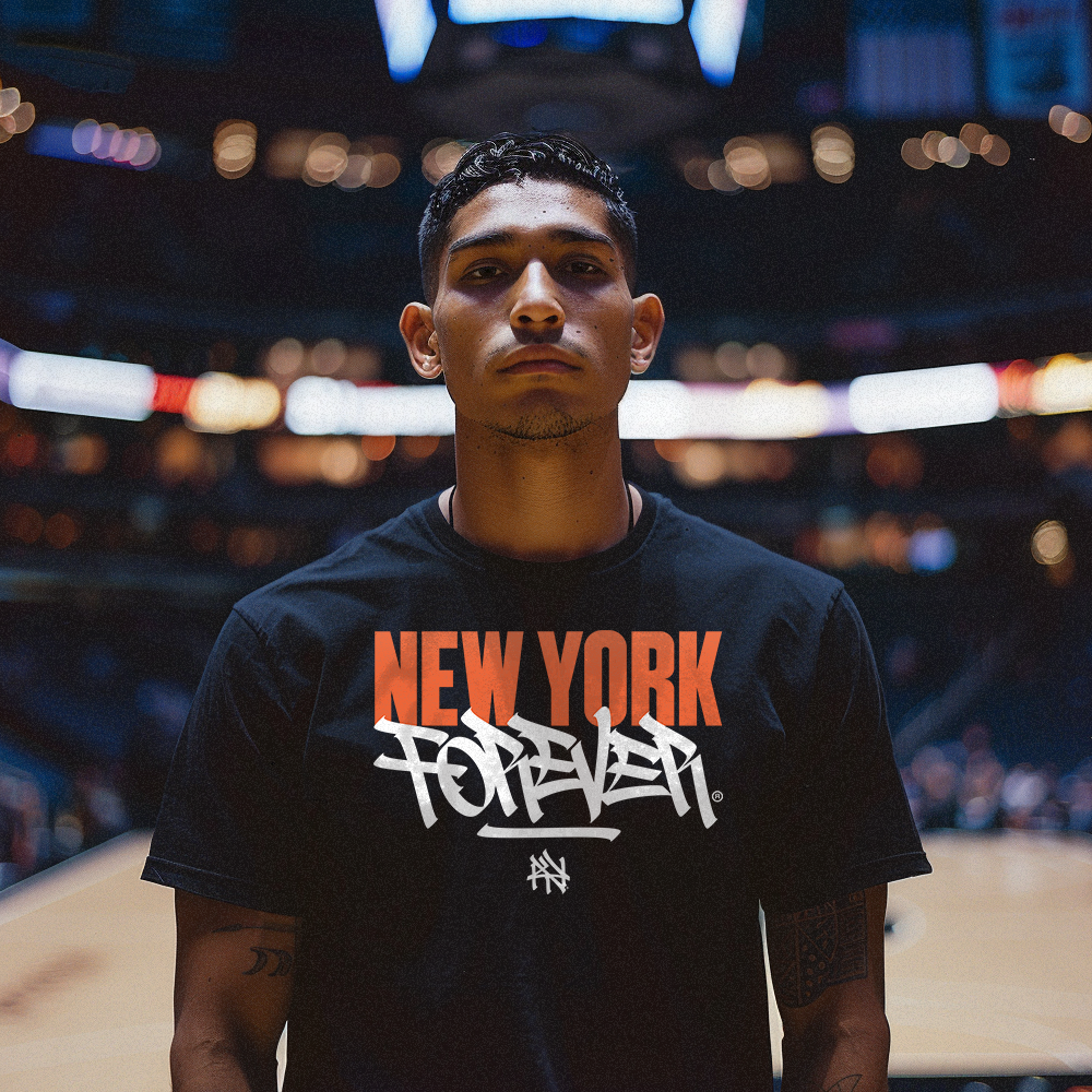 Black retailer knicks shirt