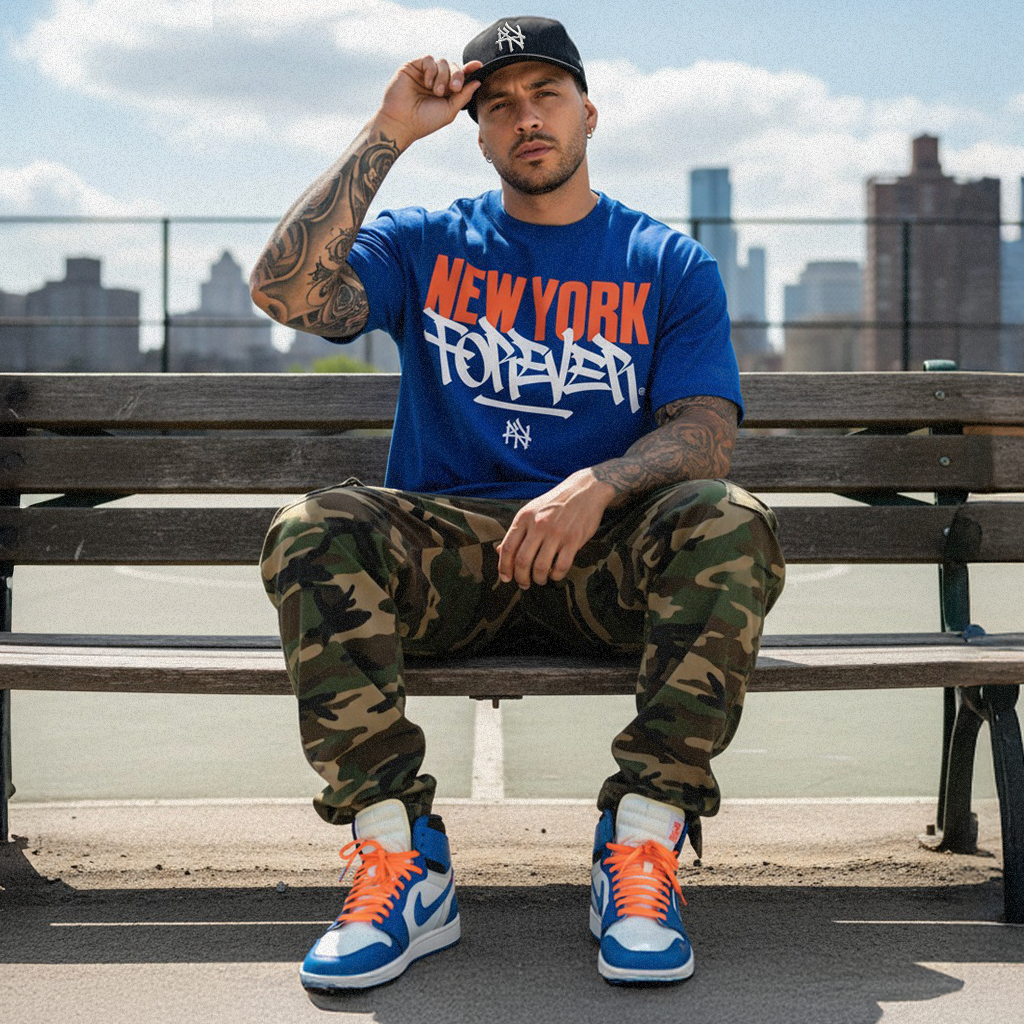 New York Forever, Knicks Edition - Heavyweight T-Shirt