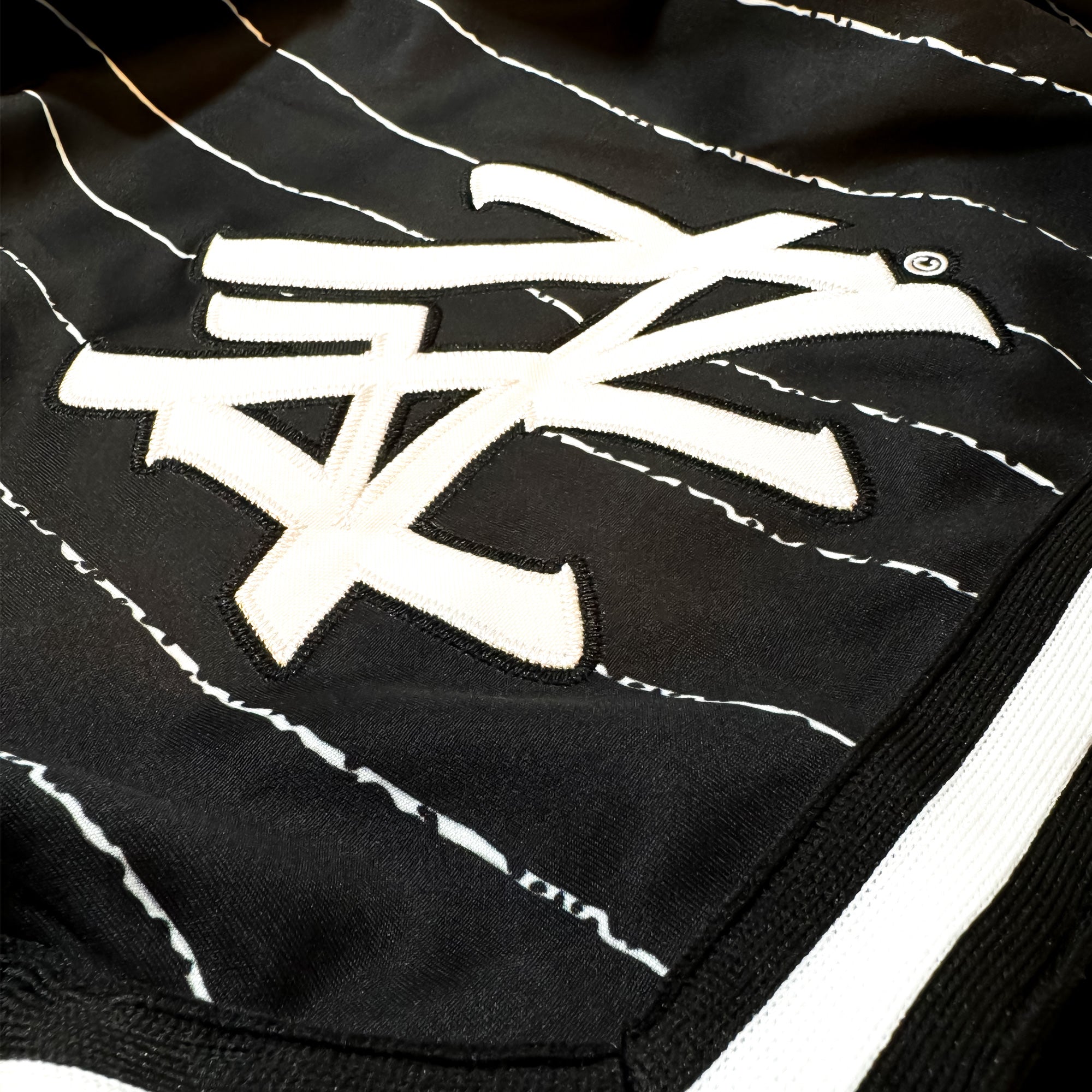 NY Hometown - Pinstripe Activewear Shorts