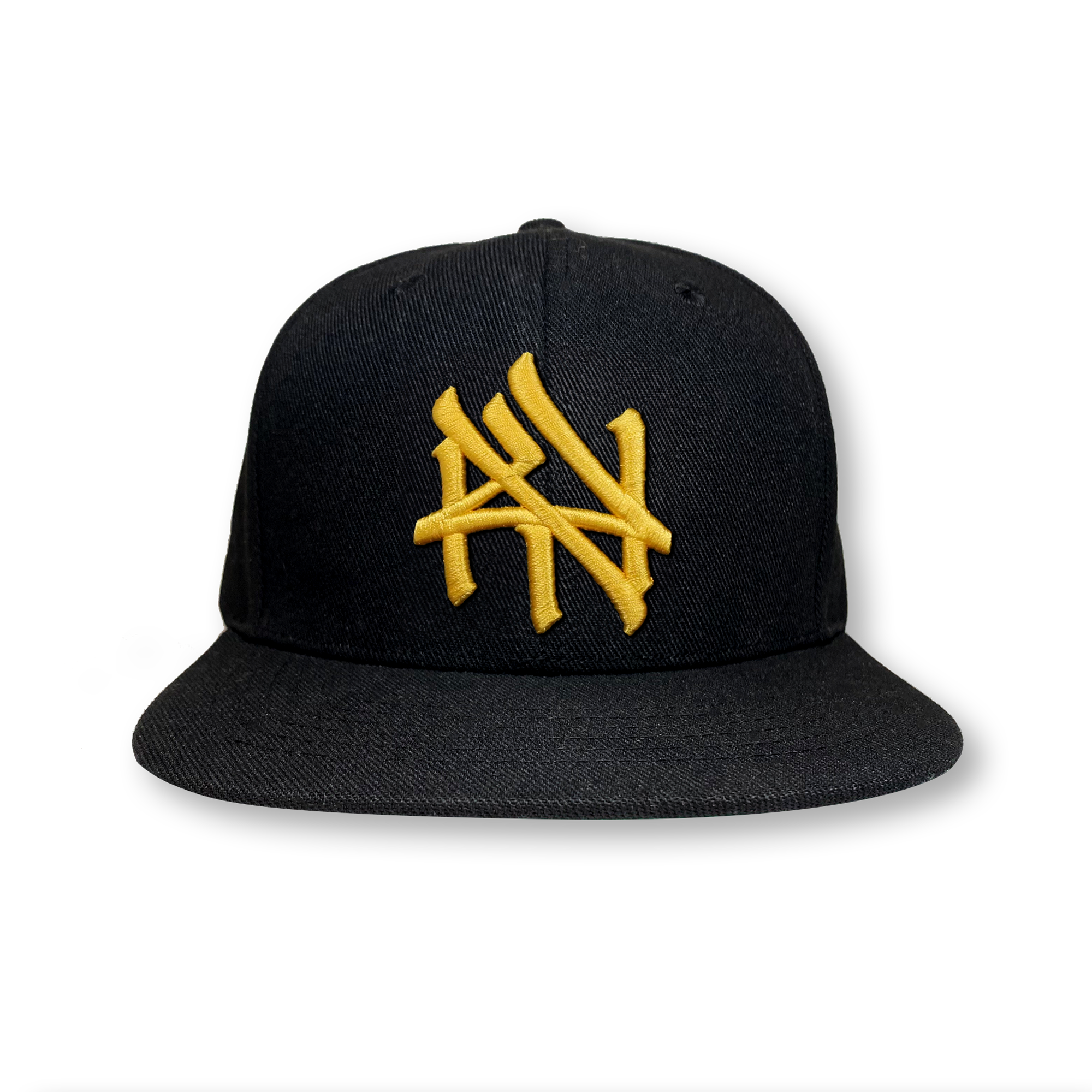 NY Hometown Logo - Shaolin Yellow Snapback Hat