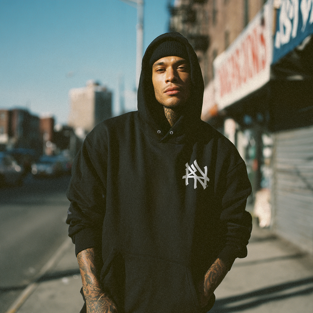 "Product of New York" NY Hometown Logo  - Premium Unisex Hoodie
