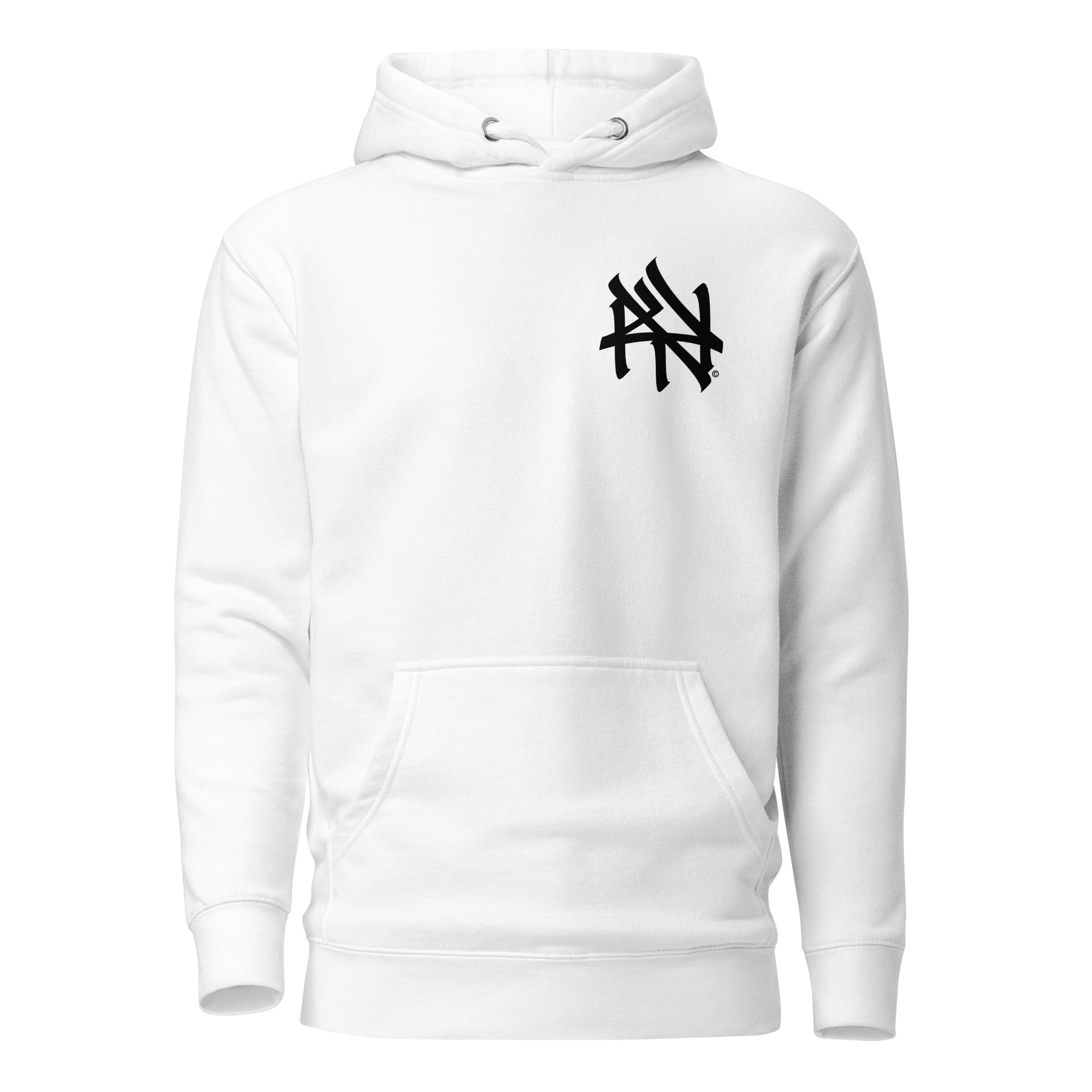 MG Logo in on sale White on **FRONT only** on Unisex Hoodie 6 color options; Small-3XL-PRTFL2922