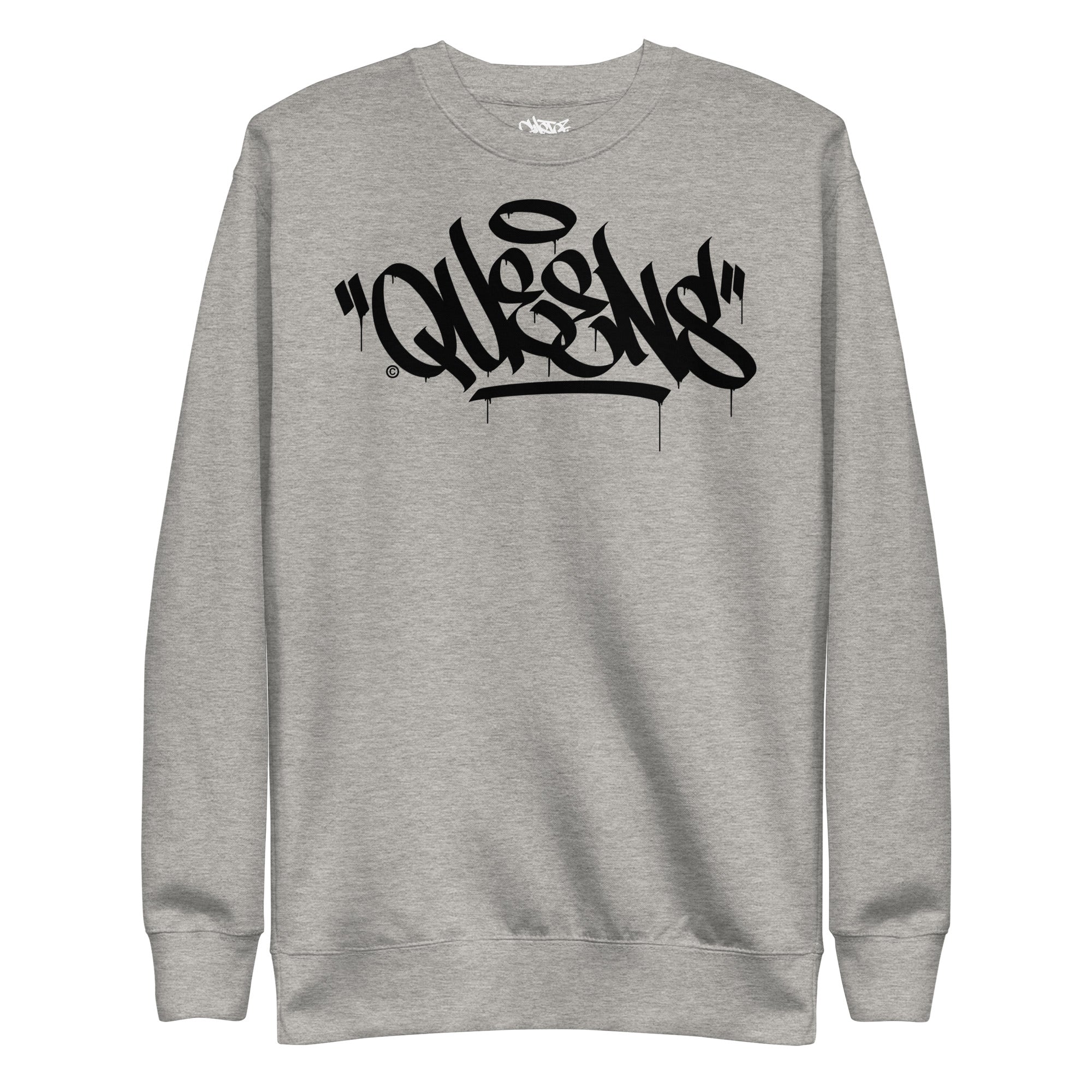 "Queens" Graffiti Handstyle - Unisex Premium Sweatshirt - GustoNYC
