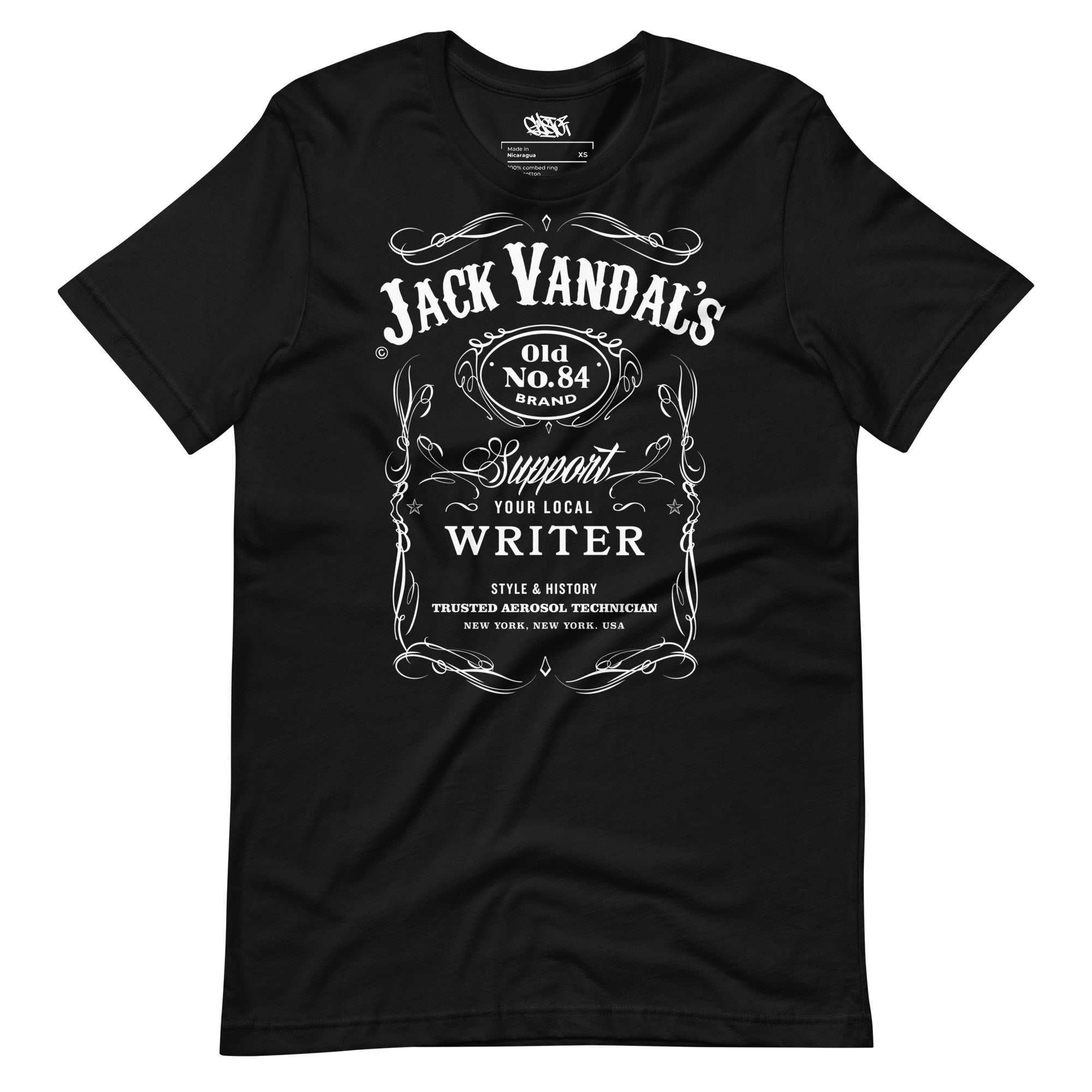 Jack Vandal's Black Label - Short-Sleeve Unisex T-Shirt - GustoNYC