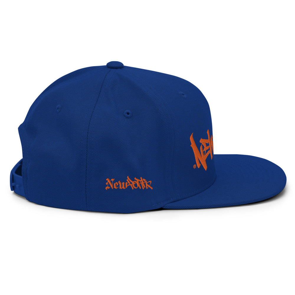New York Split Logo - Snapback Hat Navy