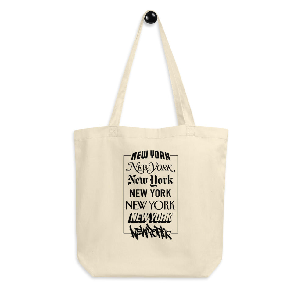 TJ Maxx Large Shopping Tote Bag NEW YORK CITY Reusable Eco Friendly NEW -  Organic Olivia