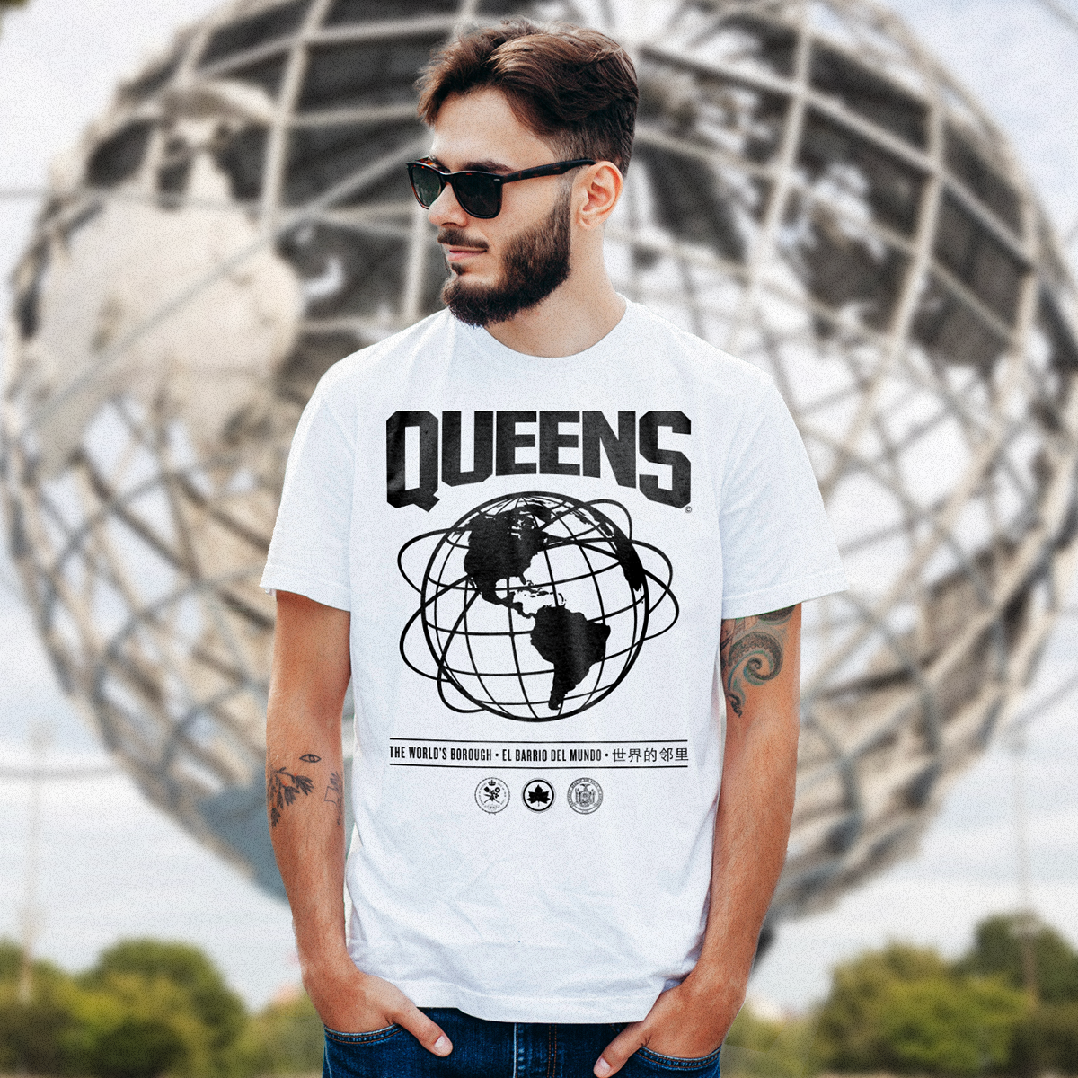 Queens Unisphere - Unisex T-Shirt - GustoNYC